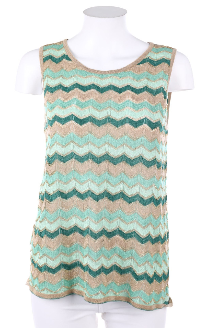 HALLHUBER - Knit Top with Metallic Effect - L