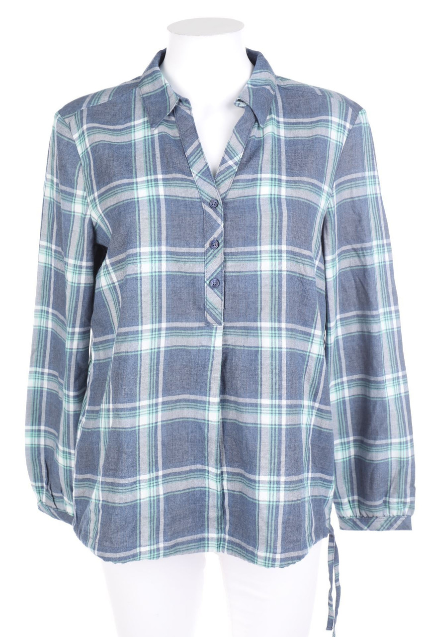 CECIL - Karo-Hemd-Bluse mit Tunnelzug - S