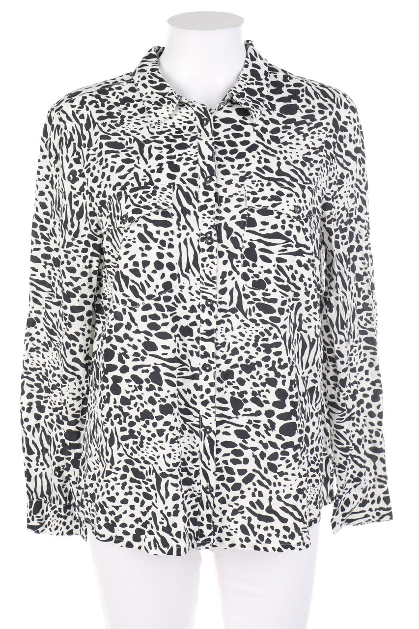 CECIL - Hemd-Bluse mit Animal-Print - S
