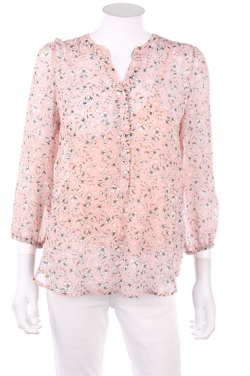 ESPRIT - Bluse im Layer Look mit Blumen-Print - D 36