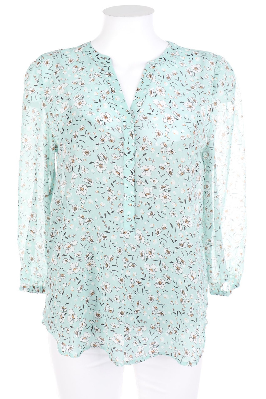 ESPRIT - Bluse im Layer Look mit Blumen-Print - D 36