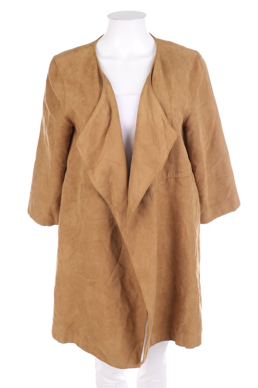 H&M - Kunstlederjacke mit 3/4-Ärmel - D 38-40