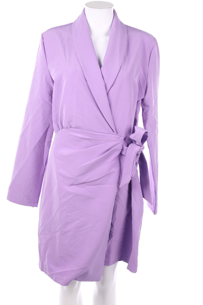 Boohoo - Abendkleid in Wickel-Optik - D 38