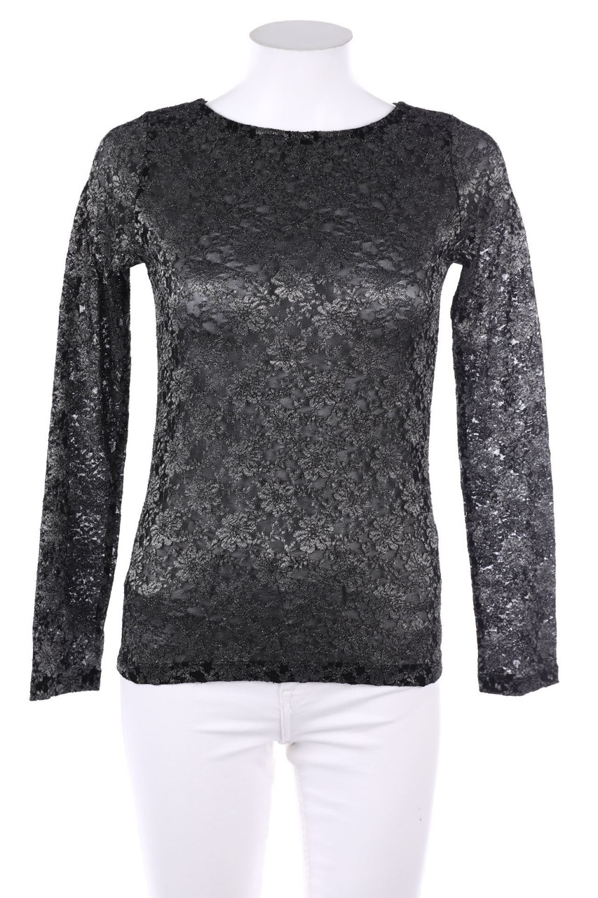 LINDEX - Longsleeve-Shirt with Glitter - S