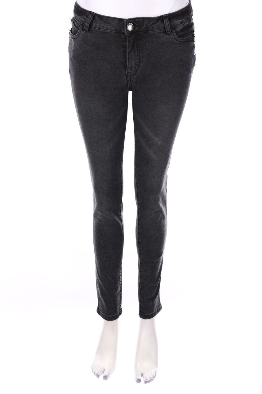 Yessica by C&A - Distressed Skinny-Jeans mit Zipper - D 36