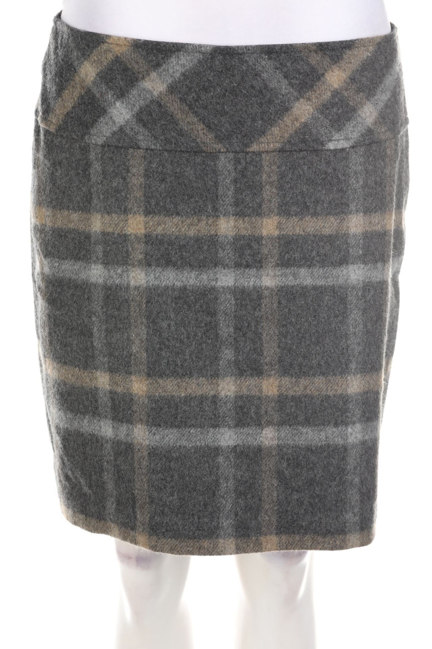 Marie Lund COPENHAGEN - Brit Style-Minirock mit Wolle - D 38