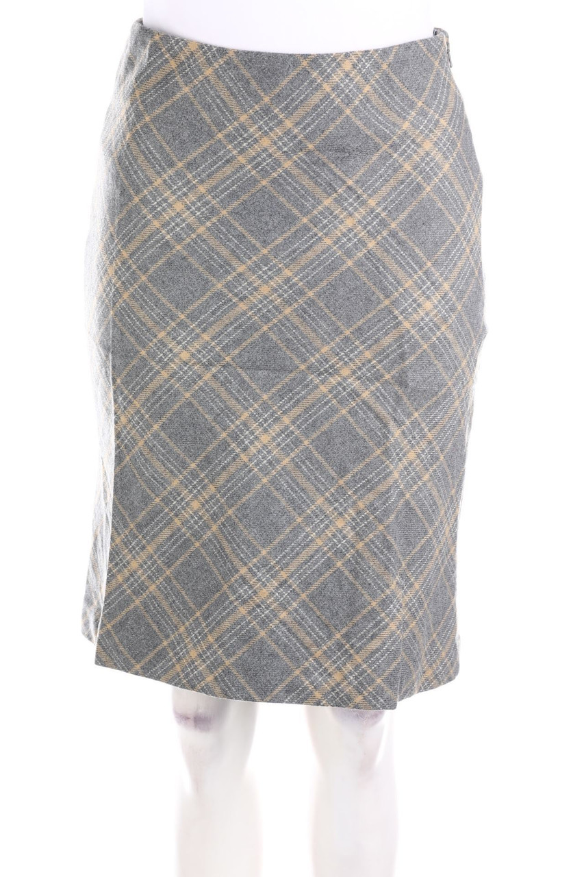 H&M Hennes - Karo-Rock mit Wolle - D 34