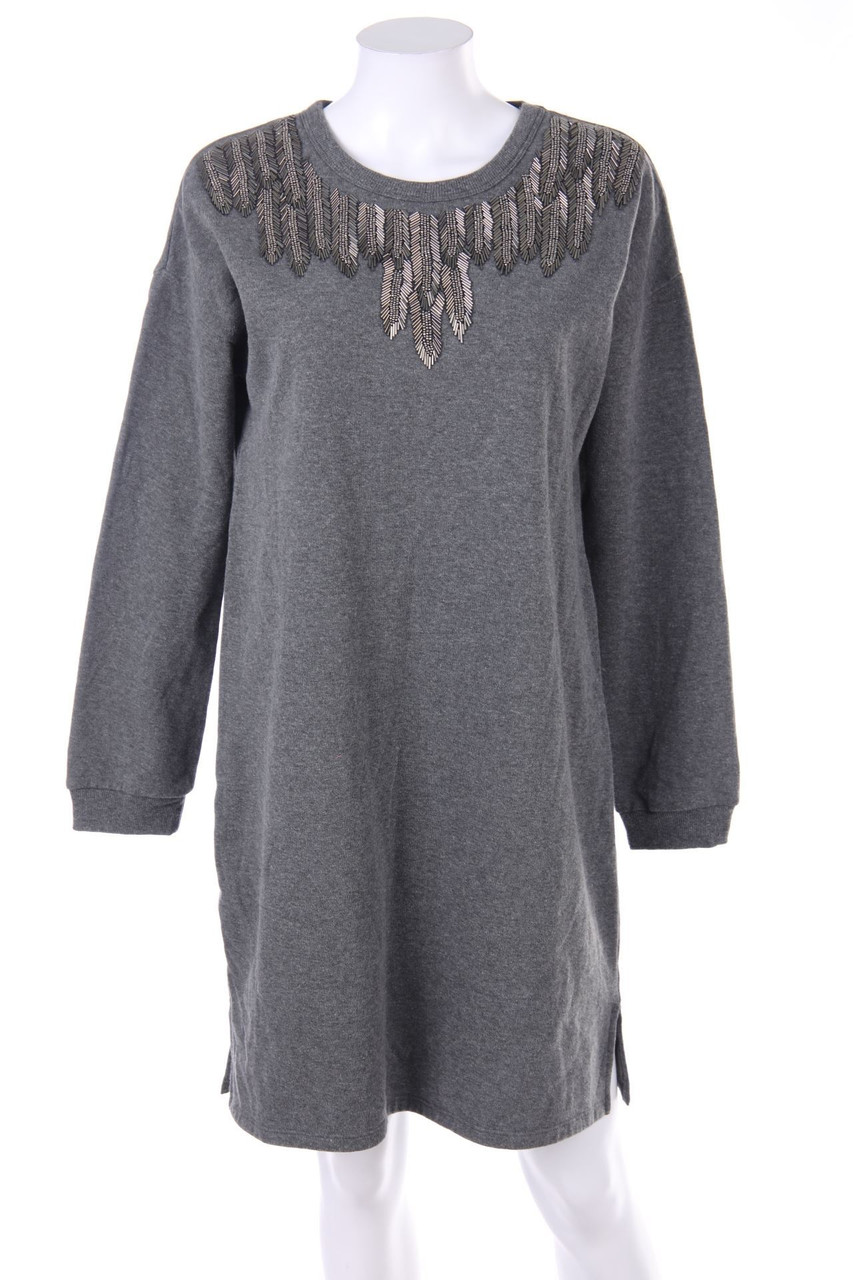 promod - Sweat-Kleid mit Applikationen - D 40