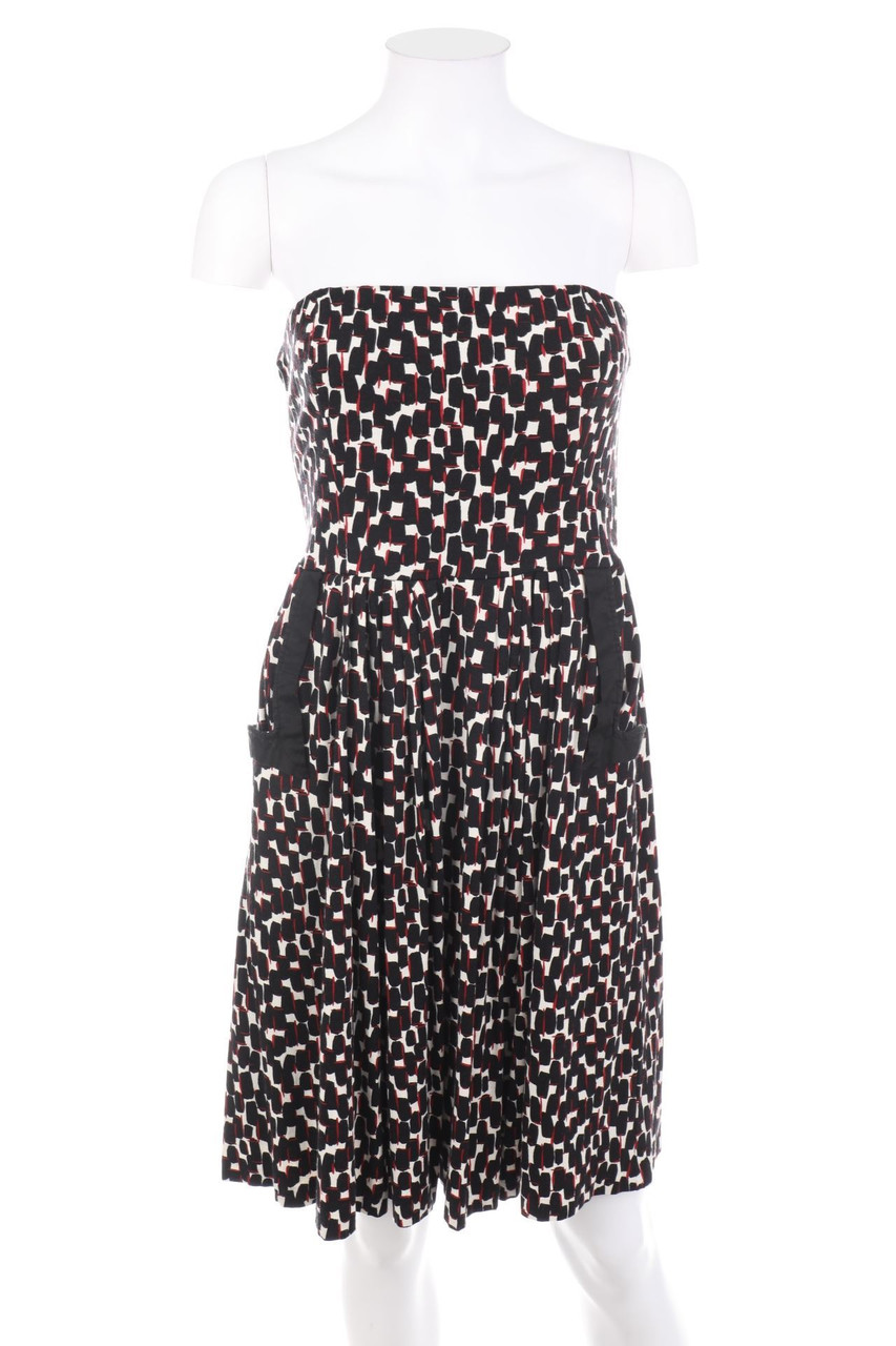 MANGO SUIT - Minikleid aus Jersey mit geometrischem Muster - M