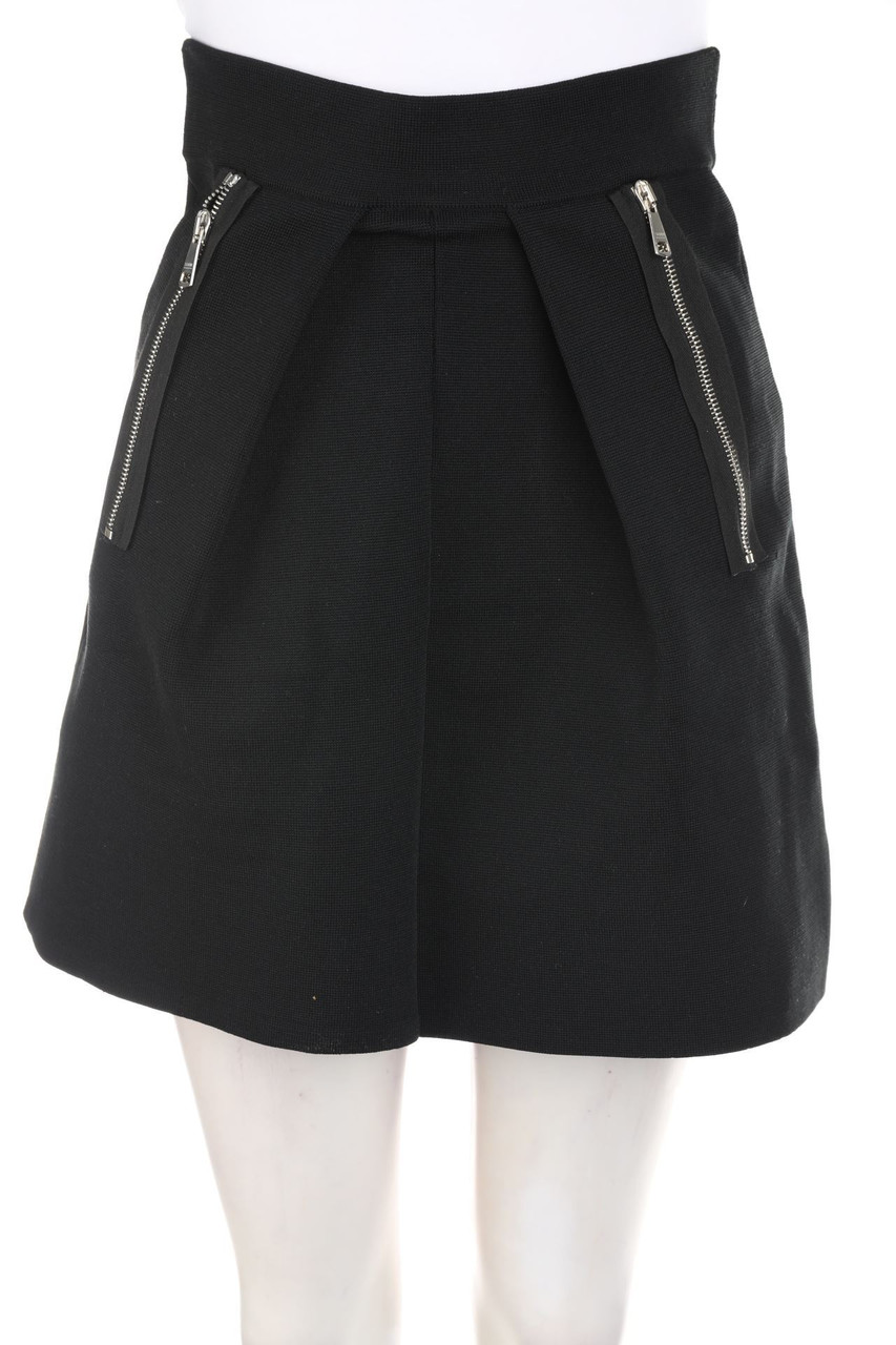 SONIA BY SONIA RYKIEL - High Waist-Skirt with Zipper Closure - S