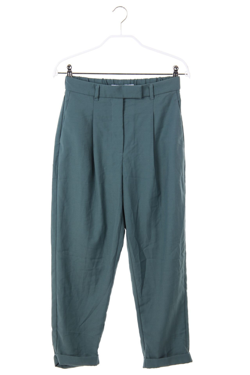MANGO - Cropped-Bundfaltenhose - D 32
