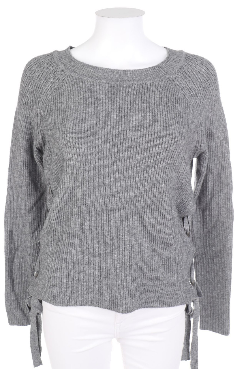 blue sand - Pullover with Lacing - M
