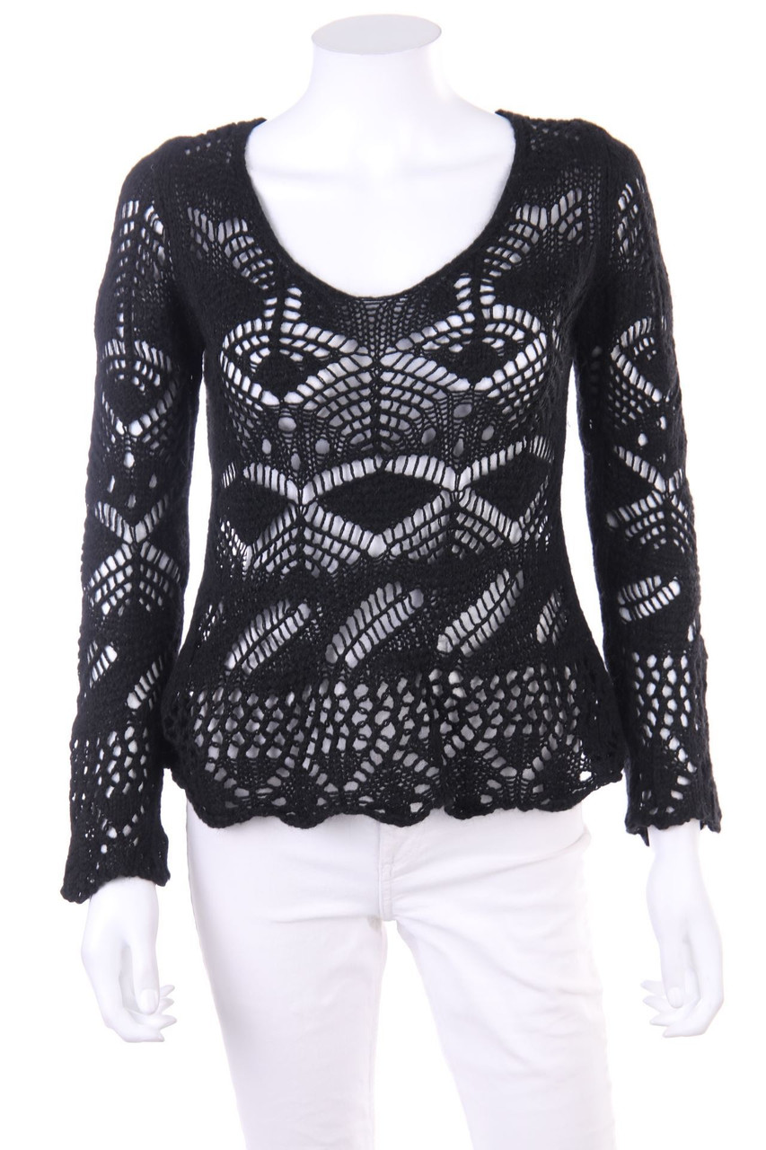 motivi - Strick-Pullover aus Lochstrick - S