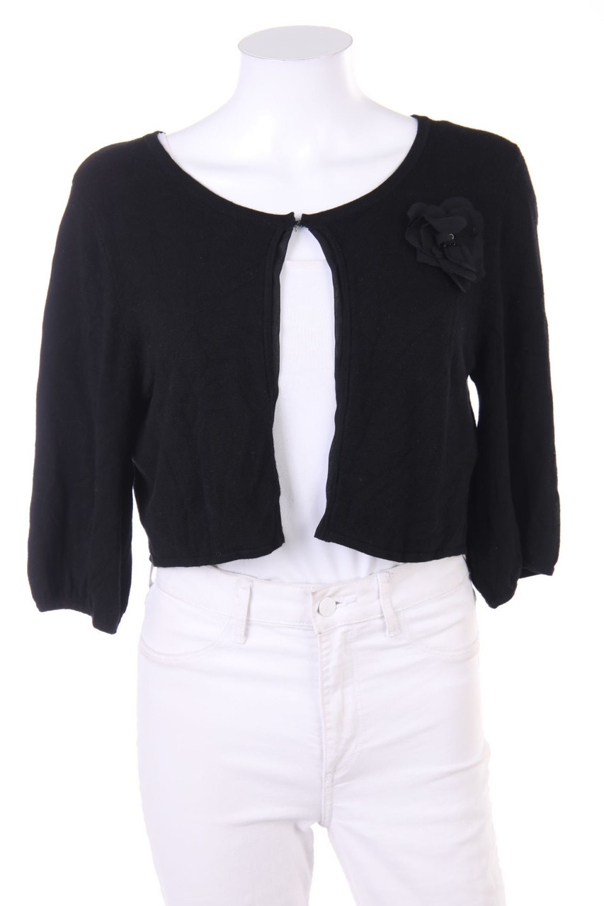 1.2.3. UN DEUX TROIS Paris - Cropped Cardigan with Applications - D 36