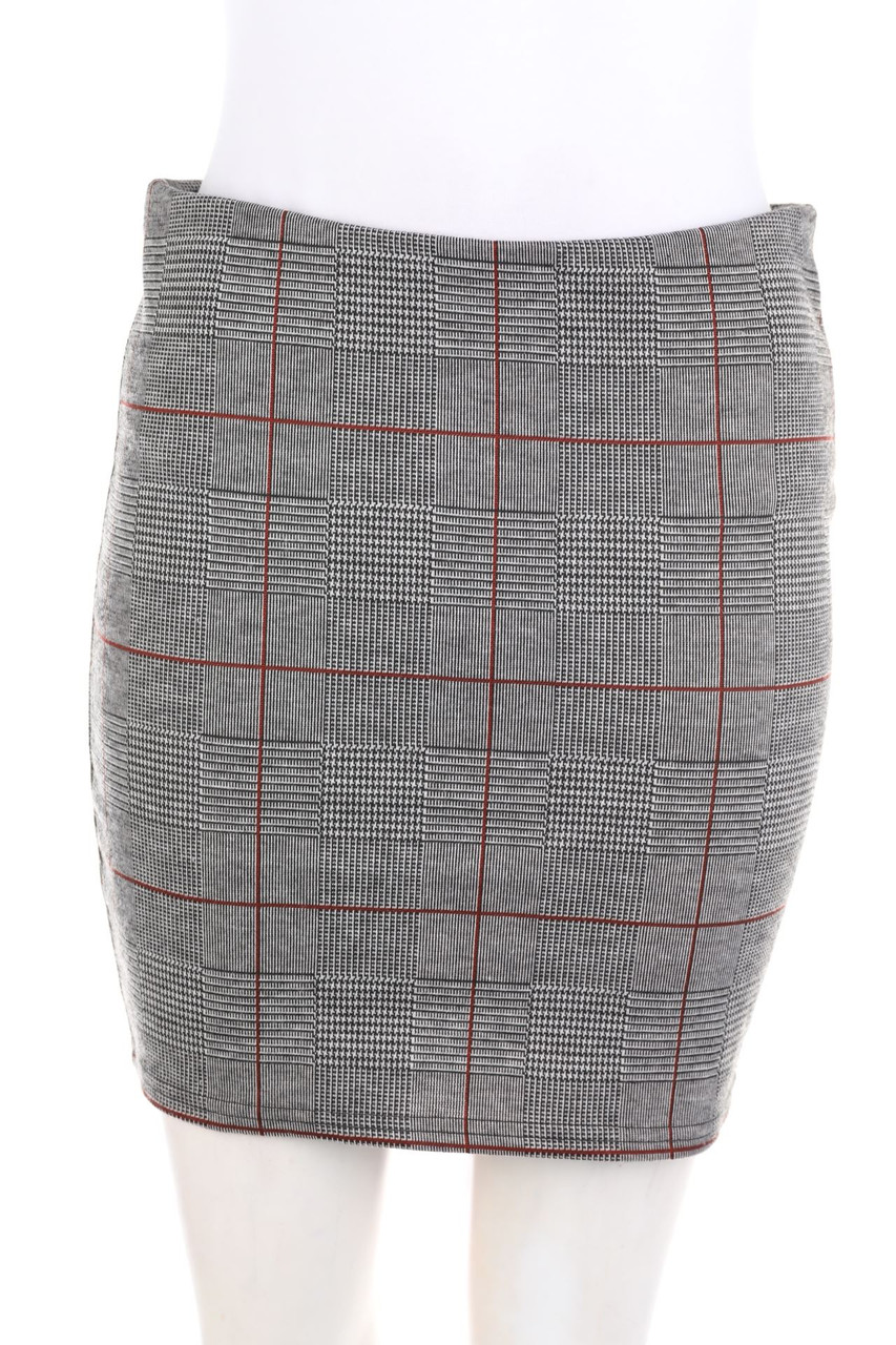 No Label - Skirt, Checked - S