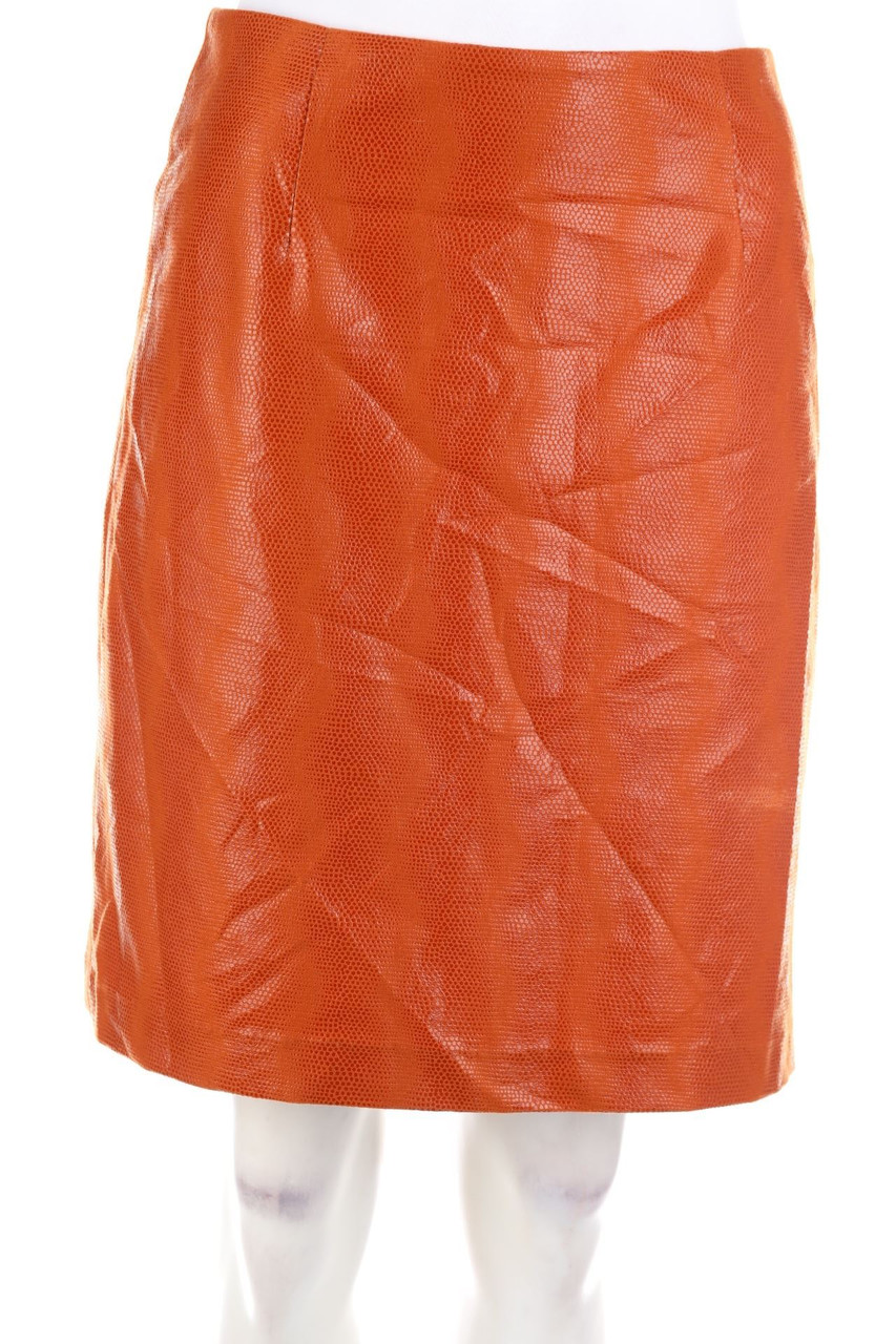 VERO MODA - Faux Leather-Rock mit Animal-Print - S