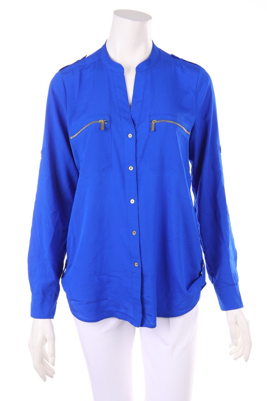 Calvin Klein - Bluse mit Roll-up-Manschette - S