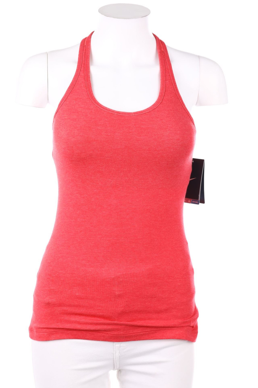 NIKE - Racerback Top with Logo-Print - S