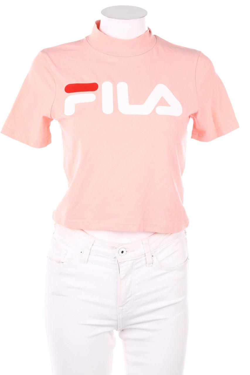 FILA - Cropped-Cropped-Shirt mit Logo-Print - S