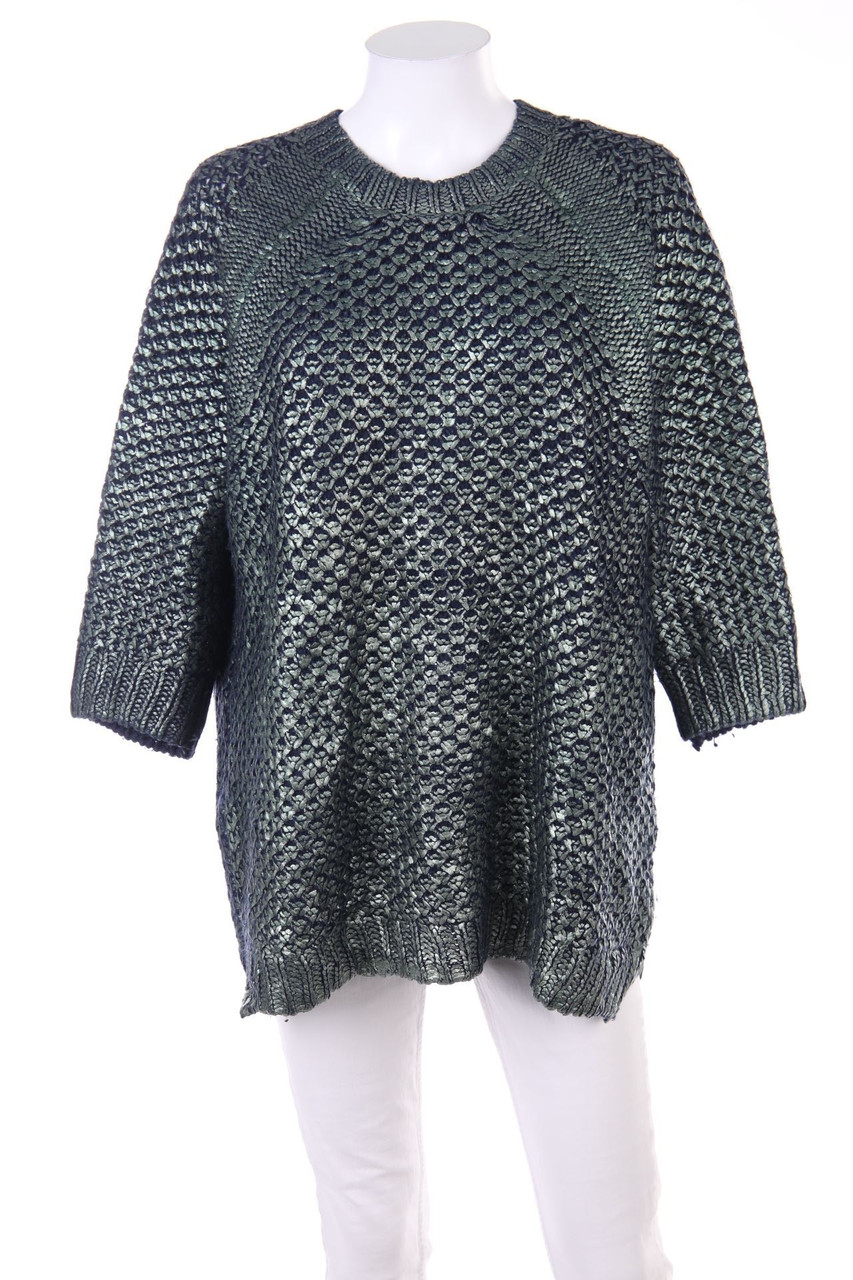 H&M - Strick-Pullover mit Metallic-Effekt - D 42
