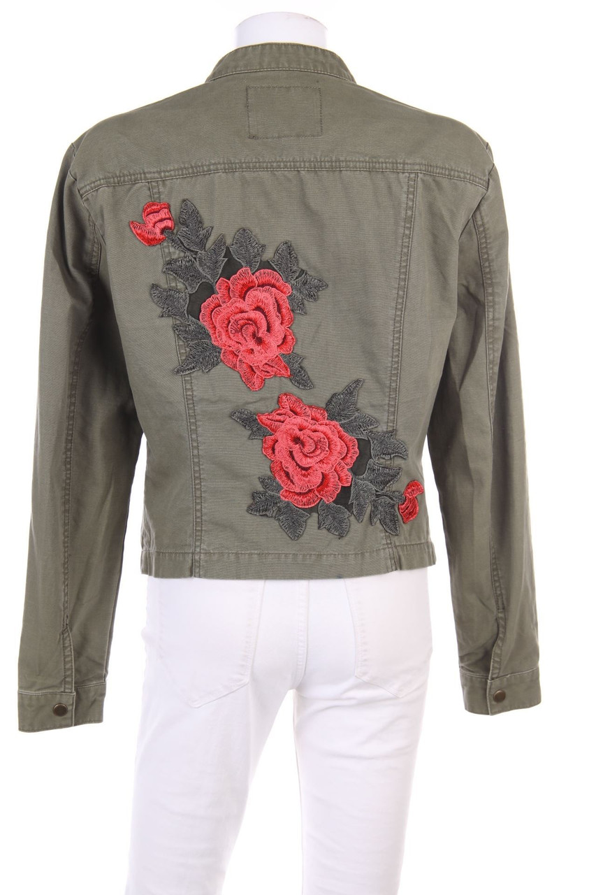 ONLY - Jeans-Jacke mit Stickereien - D 40