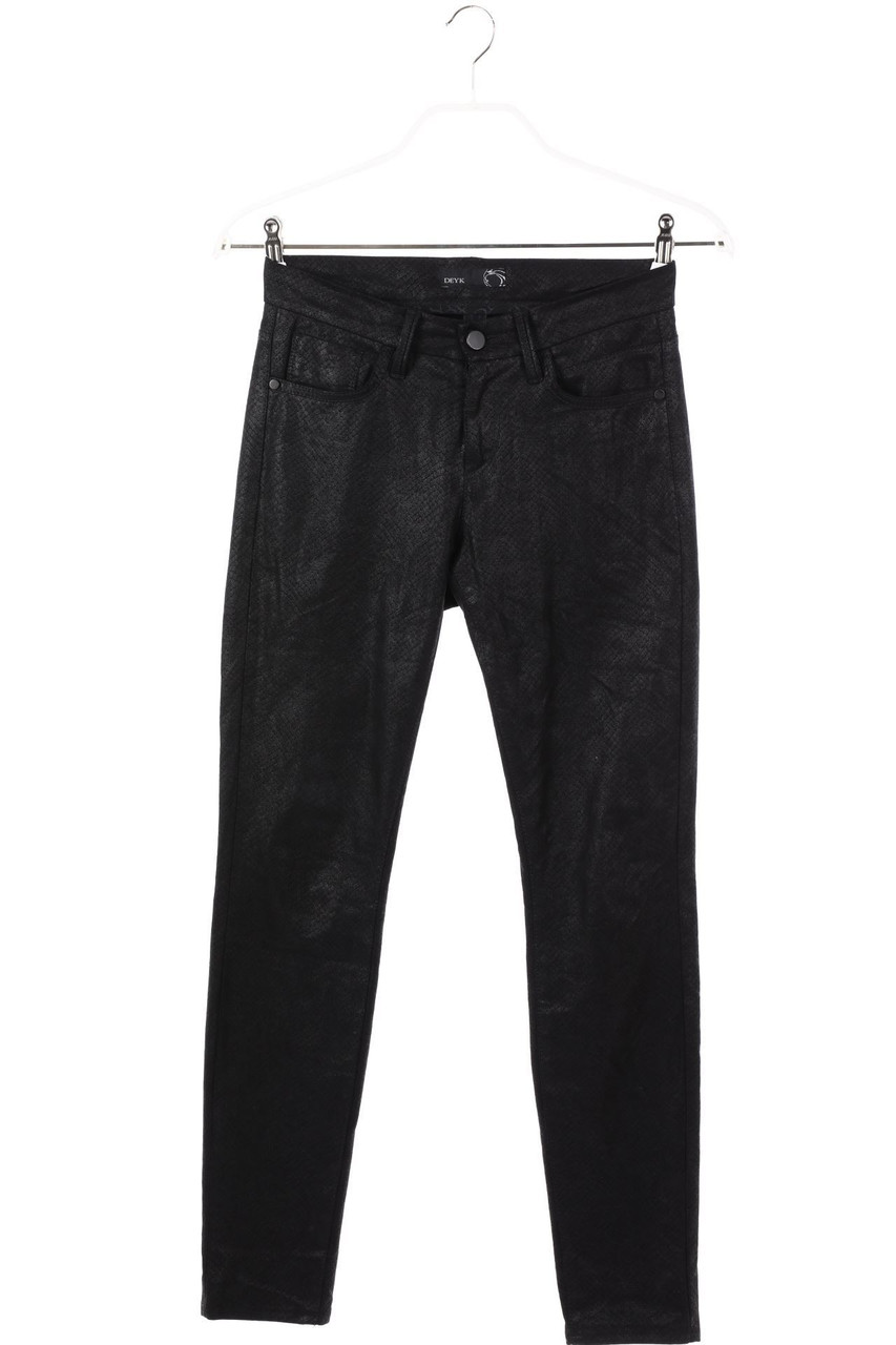 DEYK. CONNEMARA - Metallic-Skinny-Hose mit Animal-Print - D 34