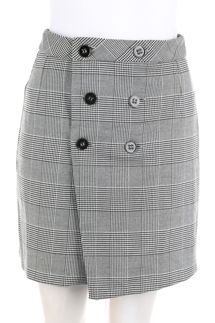ZARA - Brit Style-Skirt, Checked - XS