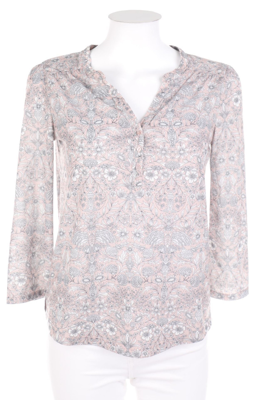 H&M - 3/4-Arm-Shirt mit floralem Muster - D 36