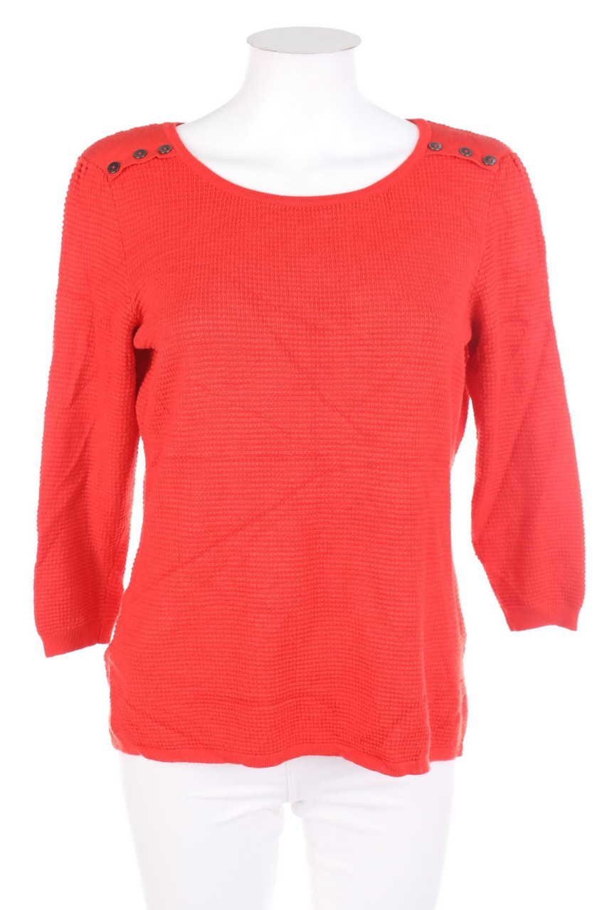 1.2.3. UN DEUX TROIS Paris - 3/4-Sleeve Pullover with Buttons - D 38