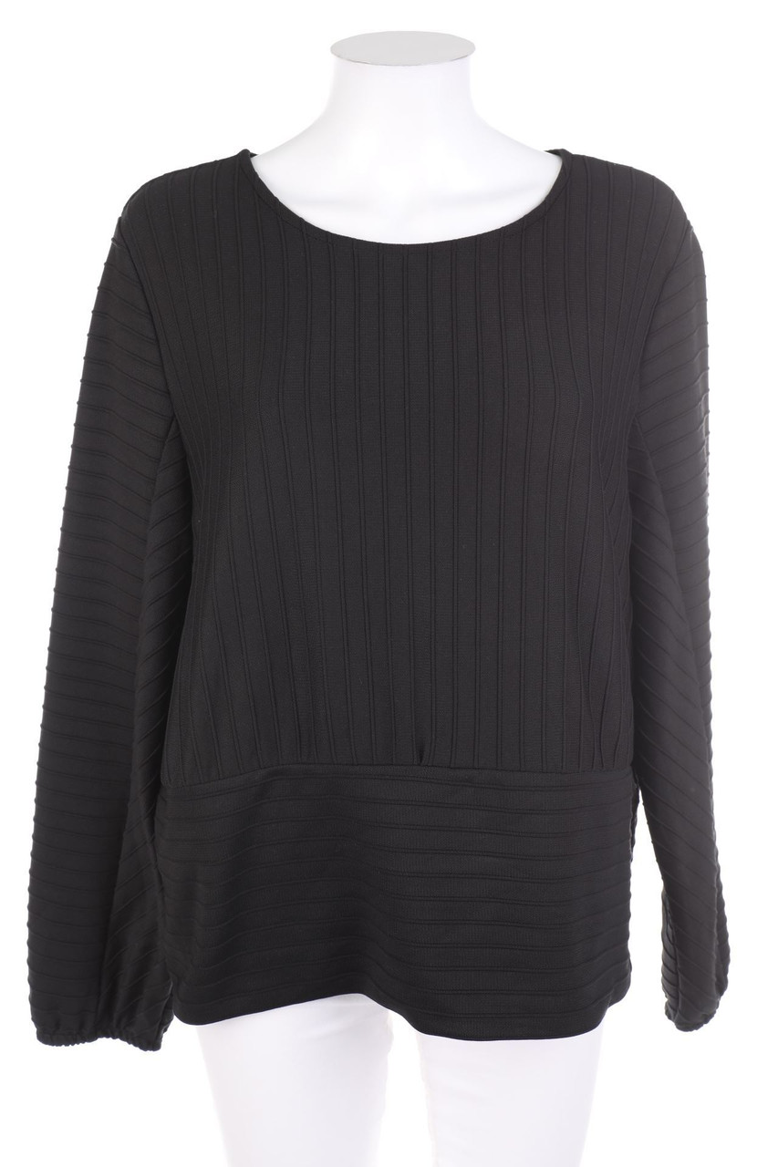 H&M - Streifen-Tunika-Bluse mit asymmetrischem Schnitt - XL