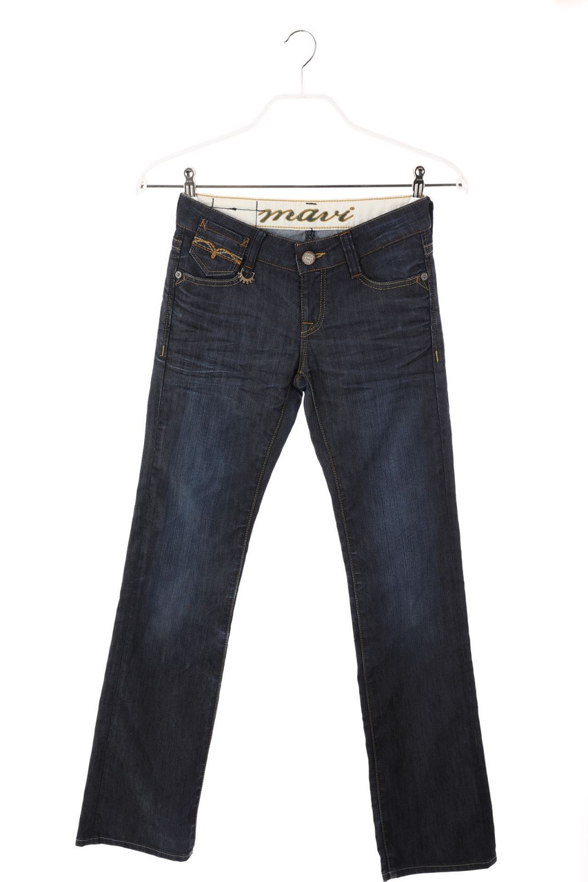 mavi - Used Look Straight Cut Jeans - W25