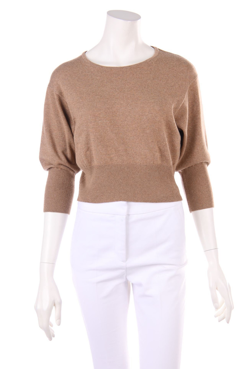 DIANE von FÜRSTENBERG - Cropped-crewneck pullover - S