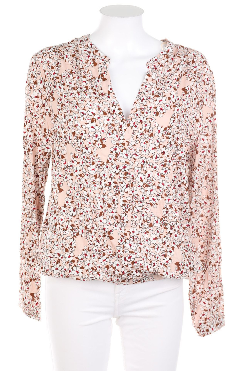 BROADWAY - Tunika-Bluse mit Blumen-Print - XL