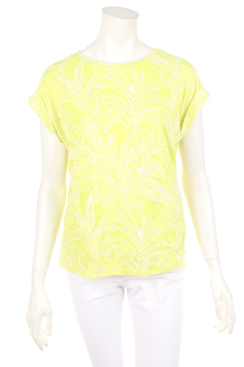 TAIFUN - Kurzarm-Shirt mit Print - D 38