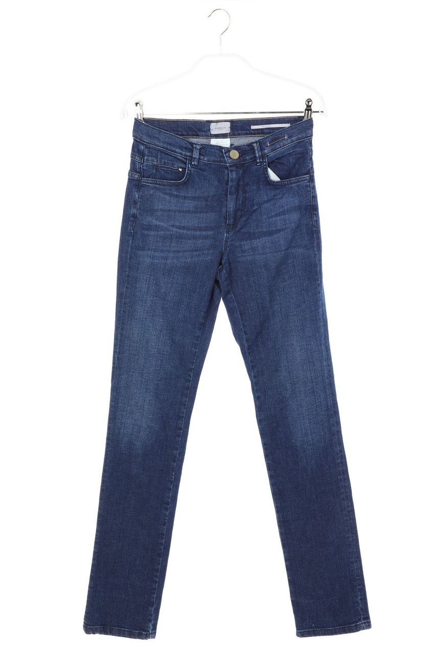MARELLA sport - High Waist-Slim Jeans with Logo Patch - D 36