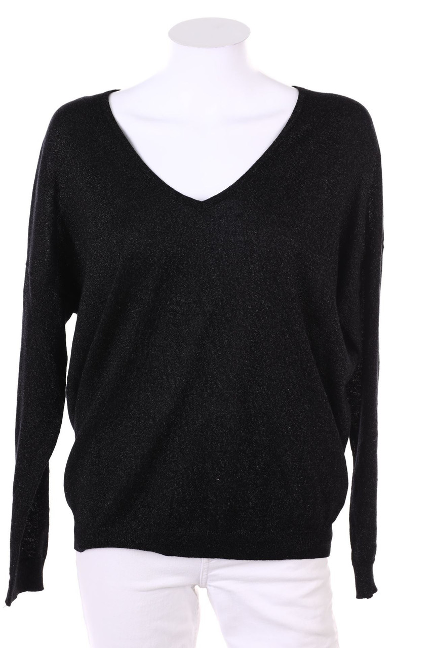GRAIN DE MALICE - Glitzer-Strick-Pullover - M