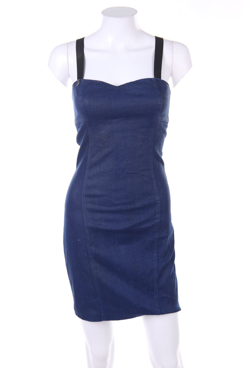 GUESS - Denim Dress with Zipper Closure - XS