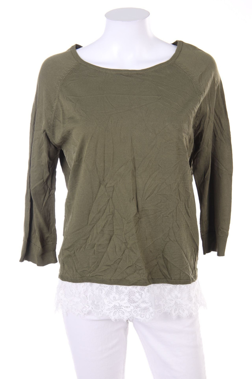 promod - Strick-Pullover mit Spitze - D 44