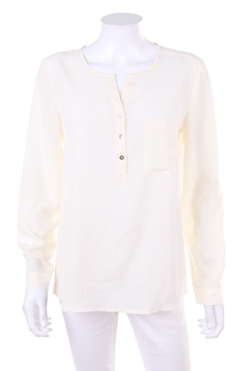 esmara - Bluse mit Krempel-Ärmeln - D 40