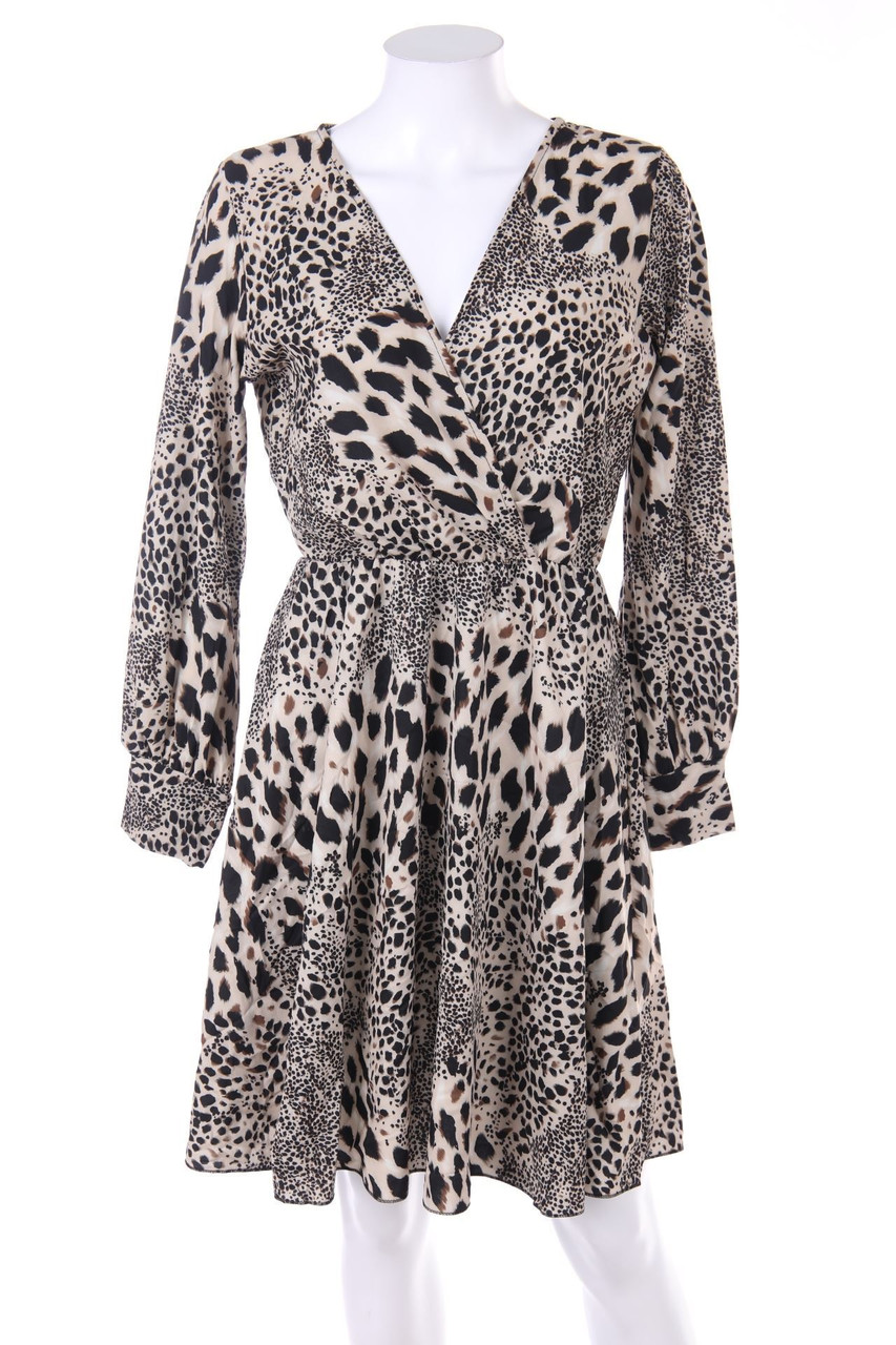 zebra - Dress with Animal Print - L