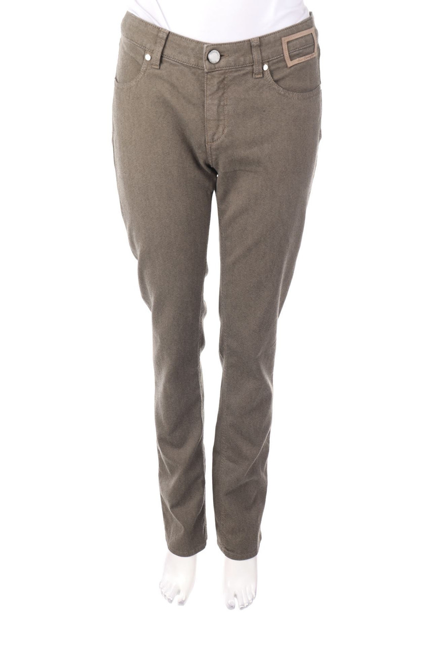 CAMOUFLAGE AR AND J. - Hose mit Leder-Details - S