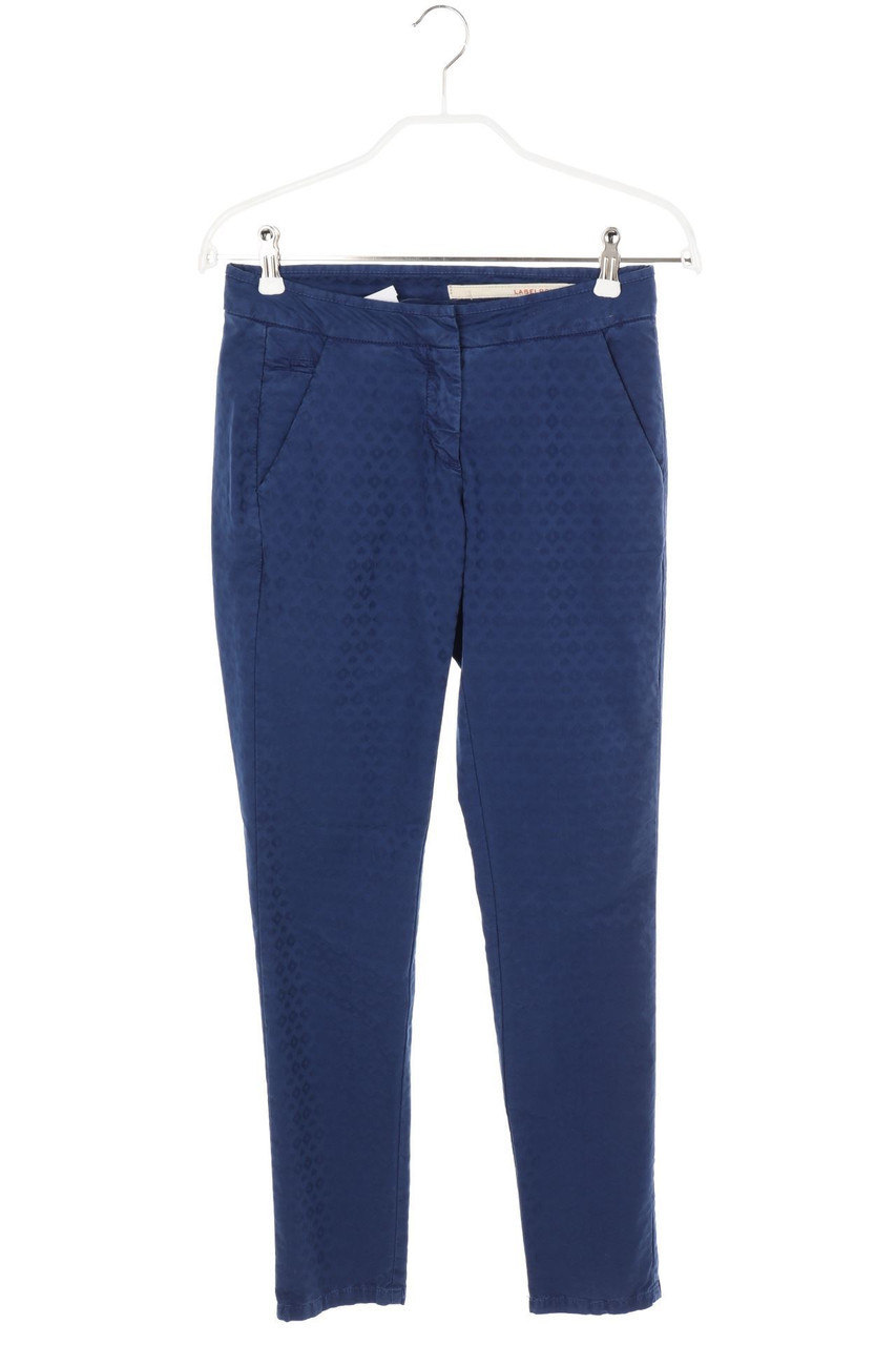 LABELROUTE - Skinny Pants, Jacquard with Geo Pattern - D 34