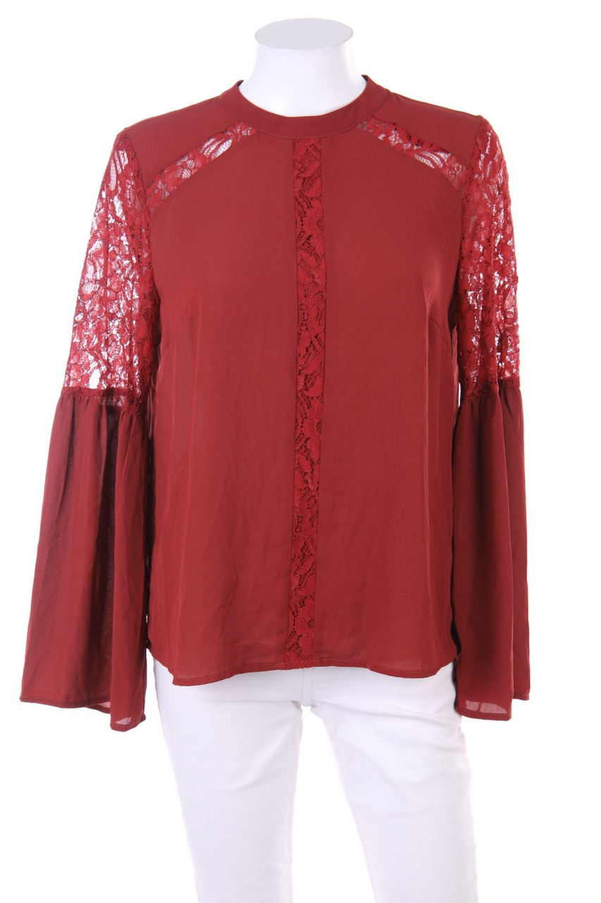 zebra - Blouse with Lace - M