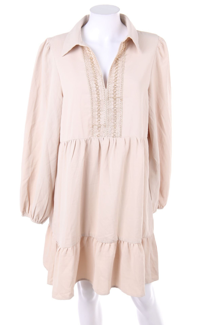 No Label - Dress with Metallic Effect - L