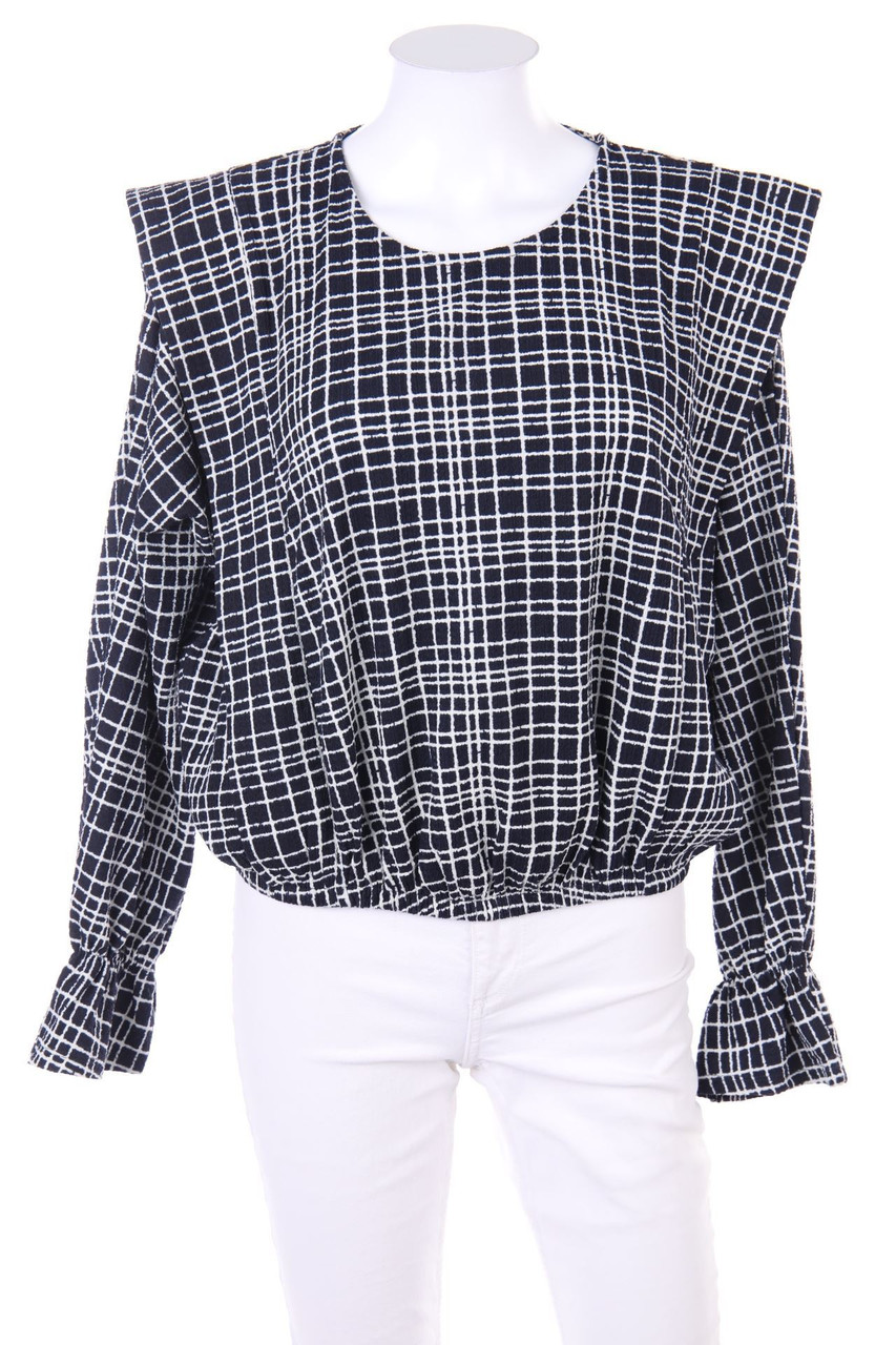 ONLY - Bluse im Layer Look mit Print - S