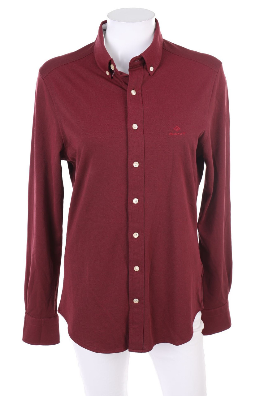 GANT - Hemd-Bluse mit Logo-Stickerei - S