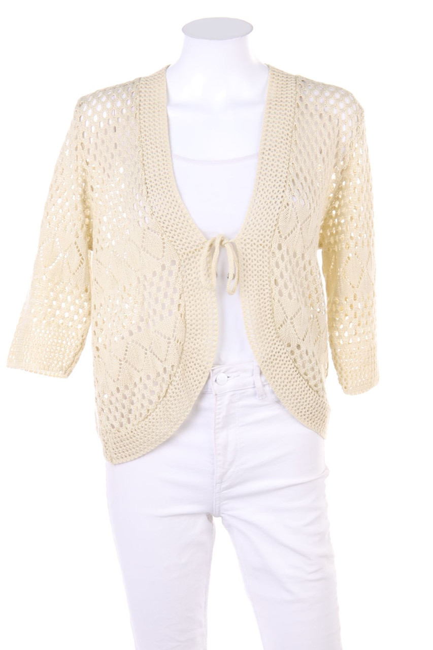 Ohne Label - Cardigan aus Lochstrick - M