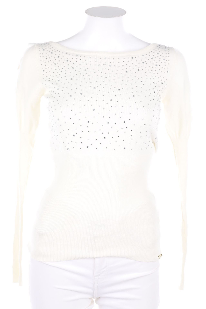 Koucla - Strick-Pullover mit Strass-Steinen - ONE SIZE