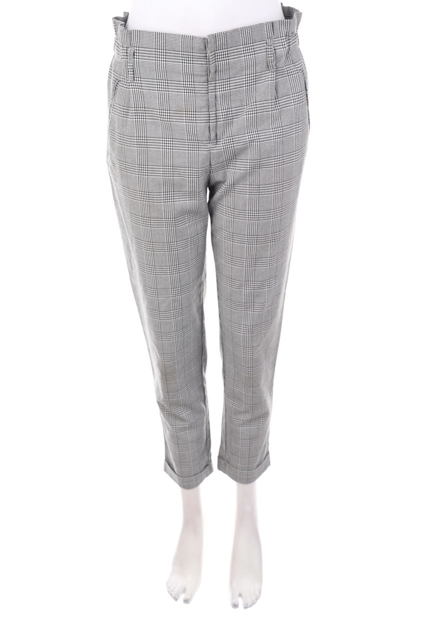 ZARA TRF - Hose mit Karo-Muster - S