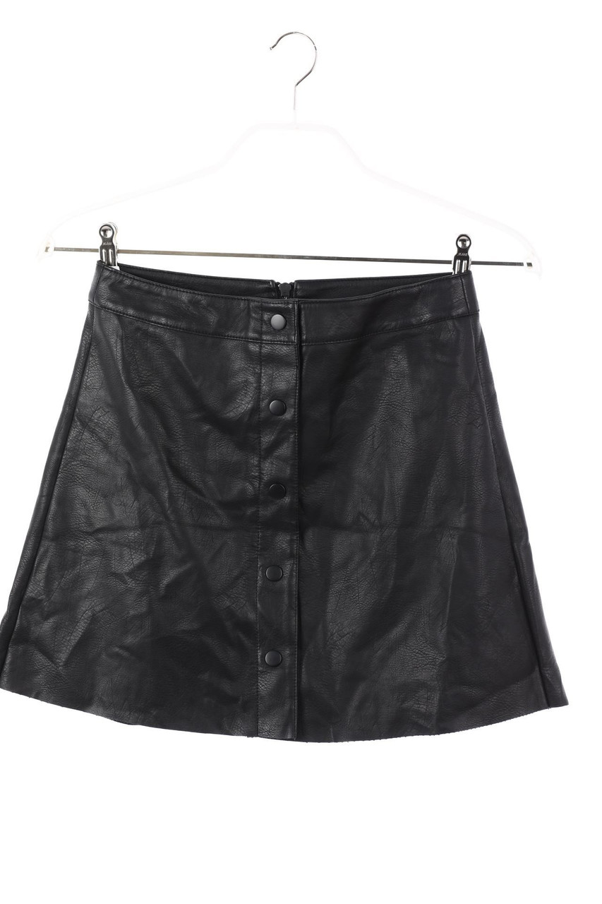 SECONDHAND - Skirt, Faux Leather - D 34